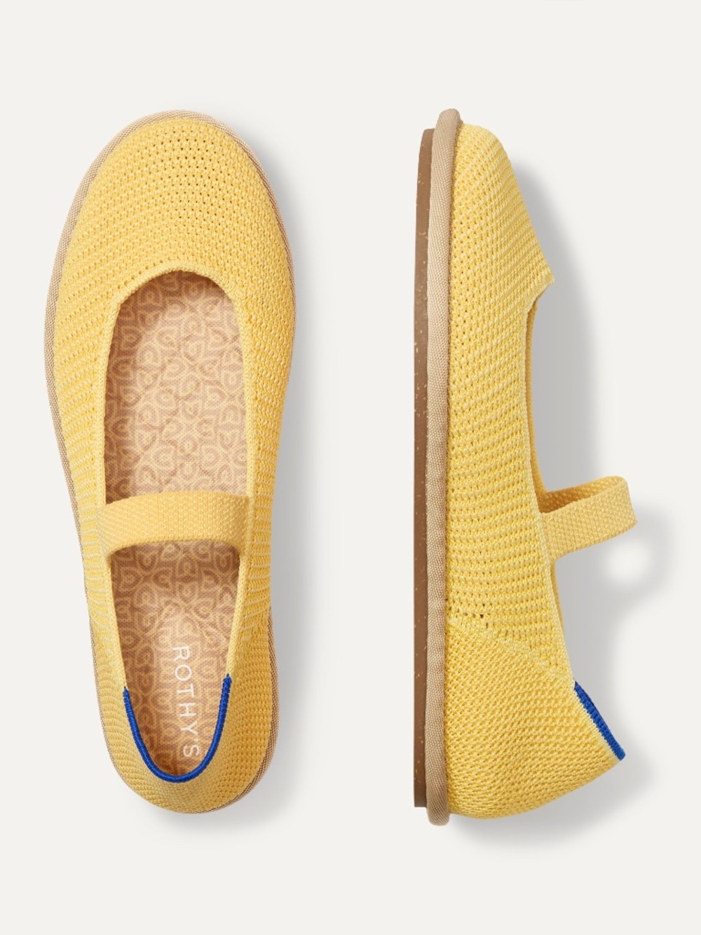 Rothy's The Cruiser Mary Jane - Sunbeam Raffia-Knit Size 12